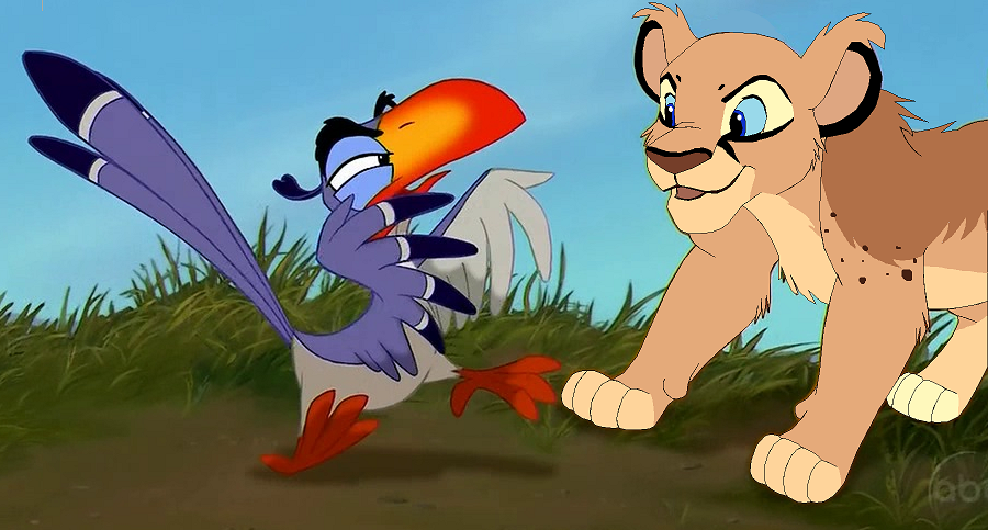 Chausiku meets Zazu
