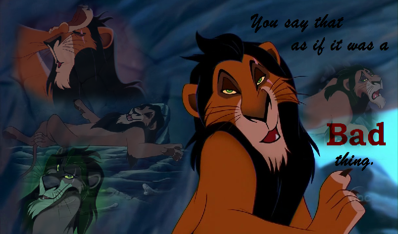 Scar is so eccentric 