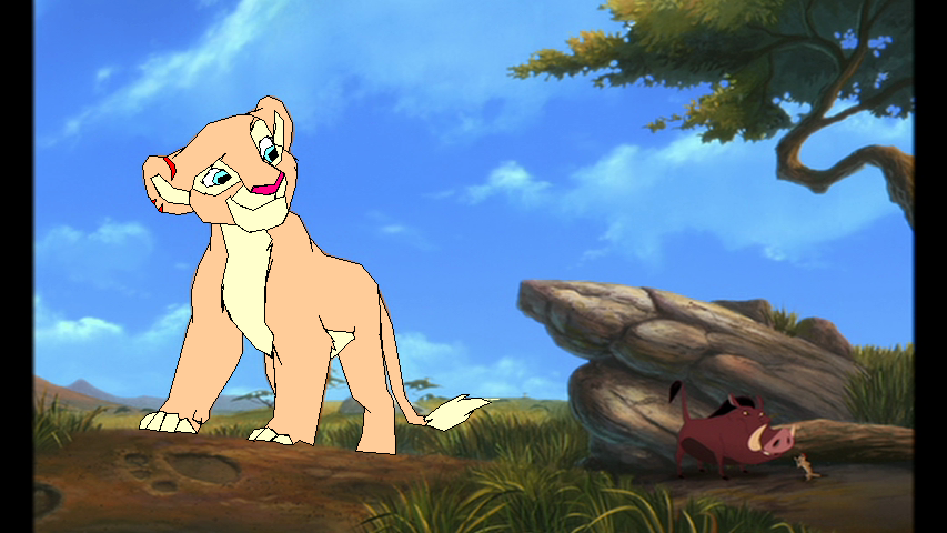 Melody, Timon and Pumbaa