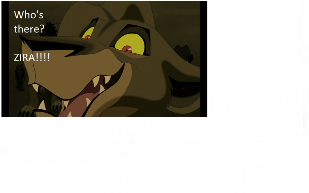Zira blooper