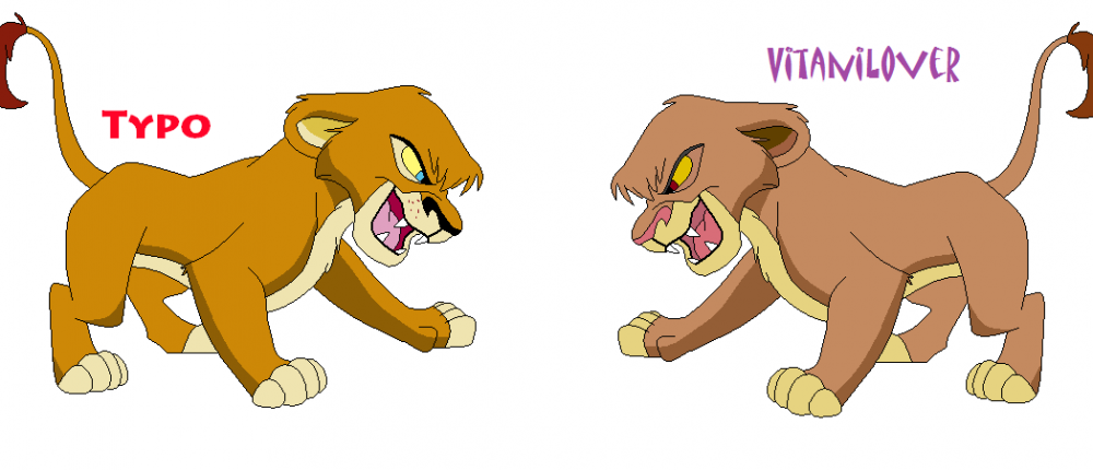 VitaniLover and me as cubs