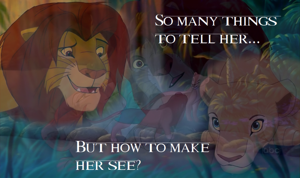 So many things to tell her..