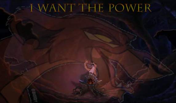 I WANT THE POWER ...