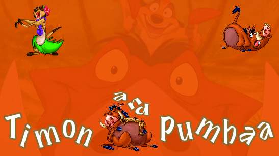 Timon and Pumbaa