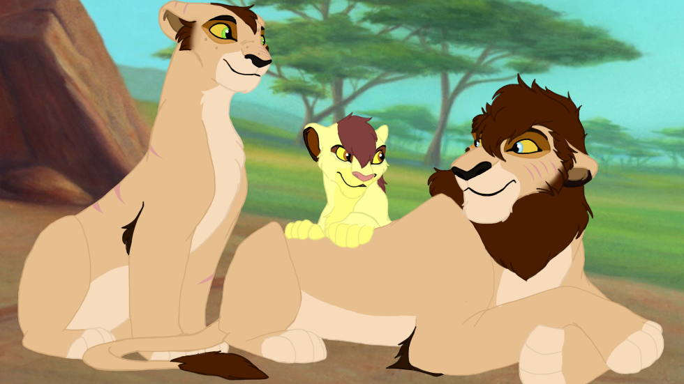 Babysitting little Roni (Lina,Obi and Roni)