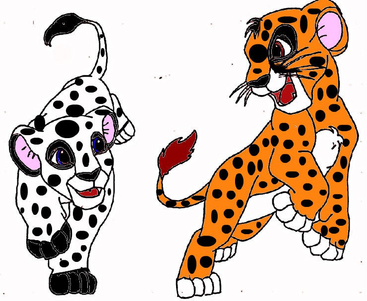 Adoptables (Snow lionness and Cheetah lion)