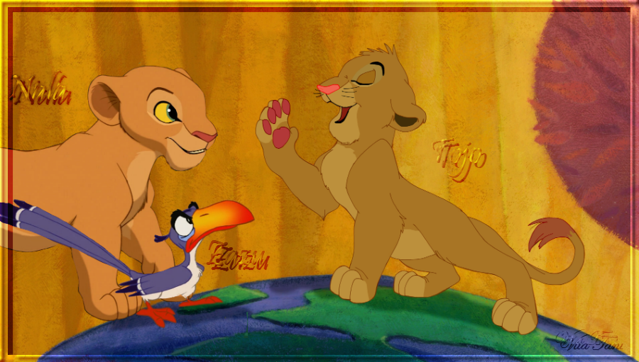 Nala,Tojo et Zazu