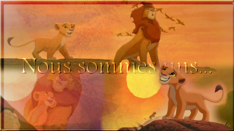 Nous sommes uns...