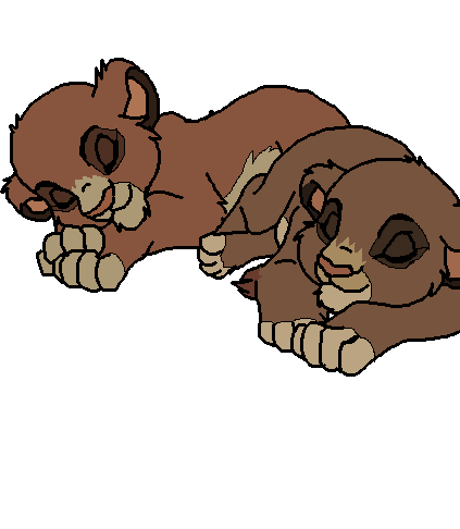 Sleeping like little angels.