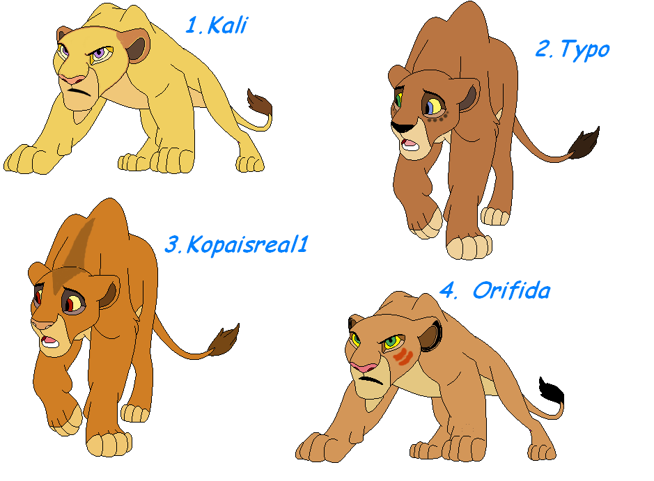 Adoptables for Kosa's pride (FRIENDS)