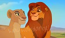 King Simba and Queen Nala