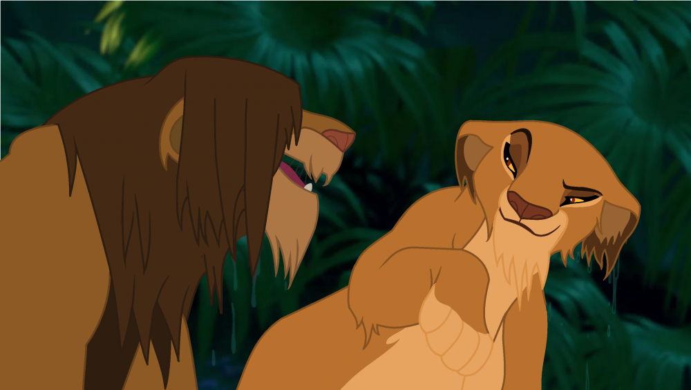 The cutest couple in the pridelands