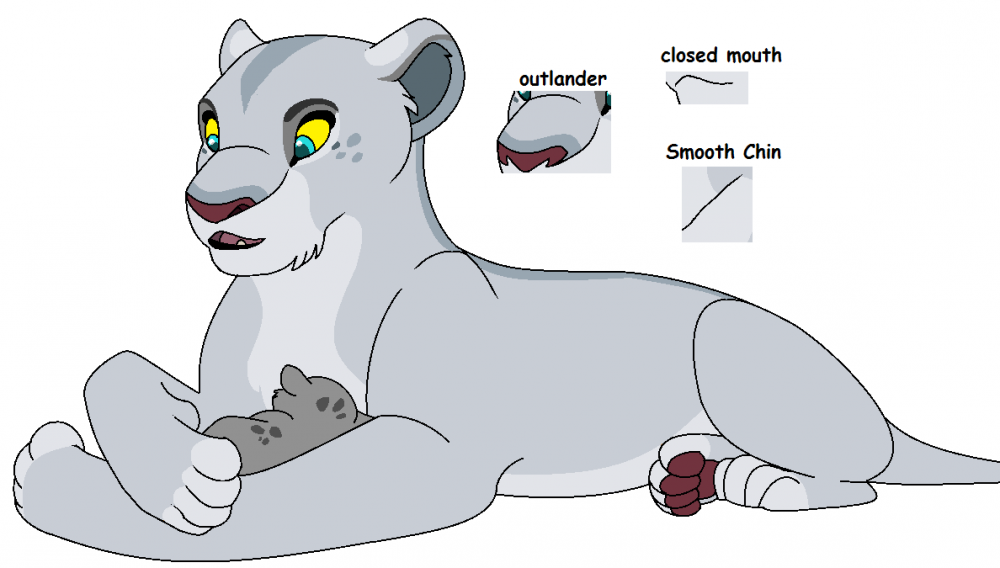 Lioness and Cub Base