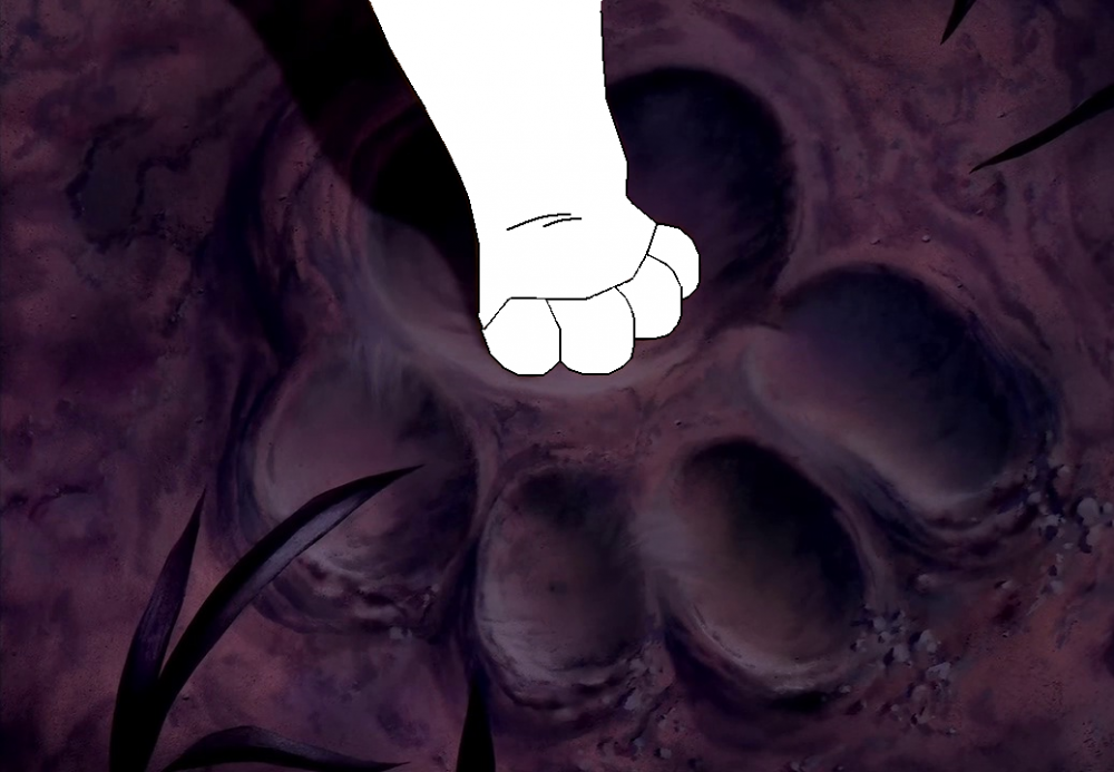 Paw Print Render