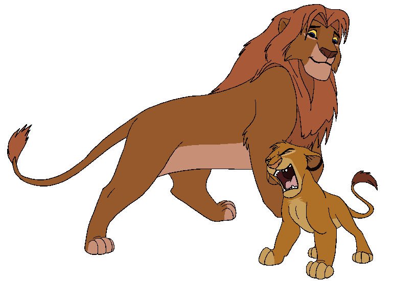 Dad, watch me roar! 