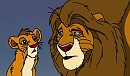 Mufasa as a cub, with his father