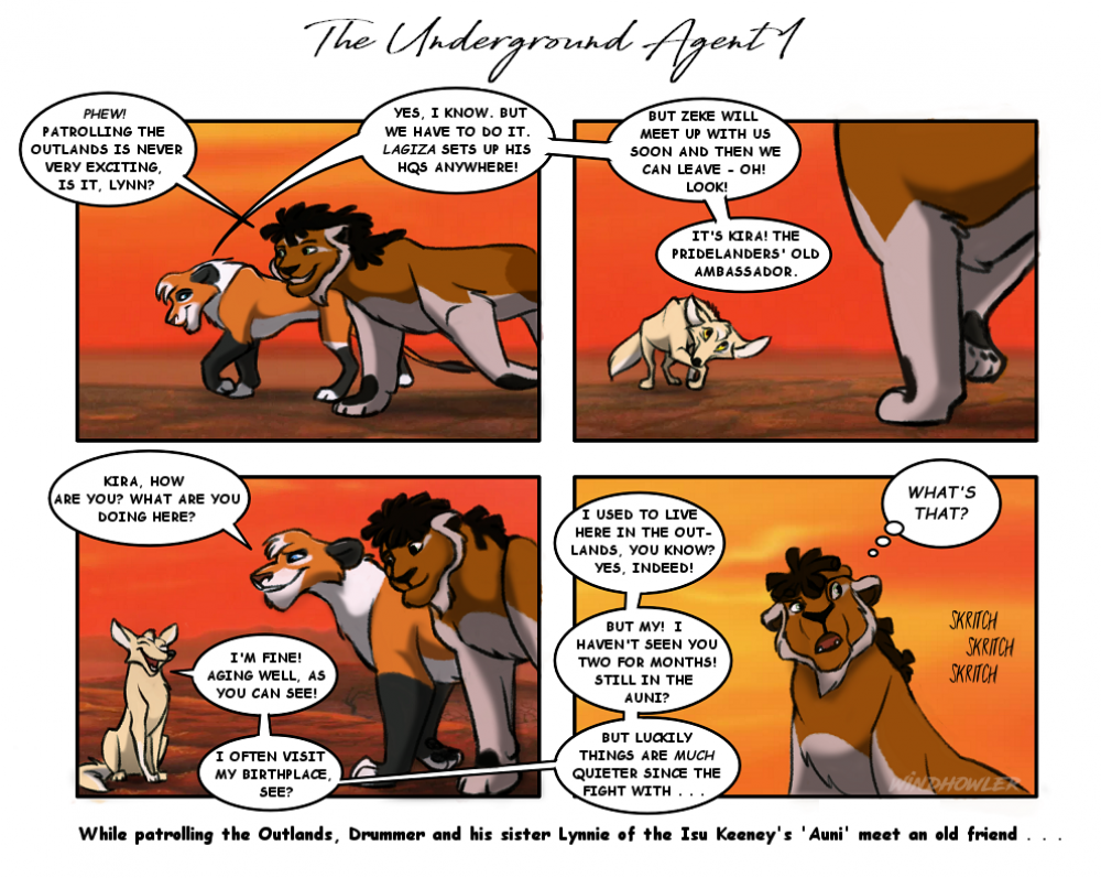 The Underground Agent Comic Part 1