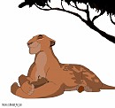 Tama and her new daughter