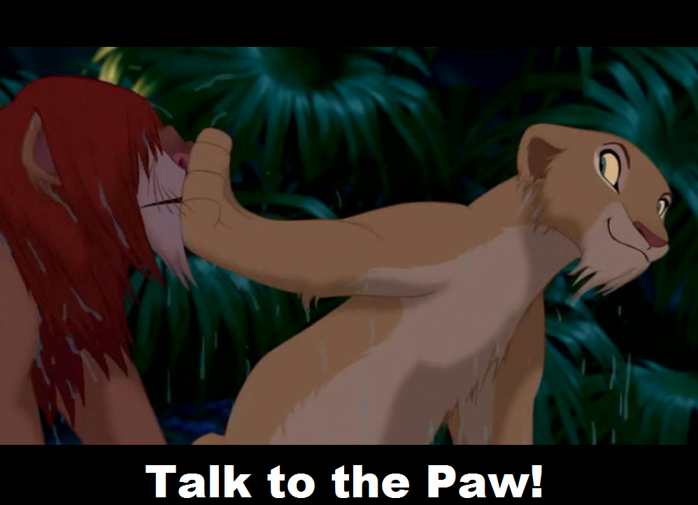 Talk to the paw!