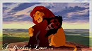 A Brother's Love.  Mufasa and Scar.