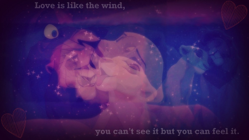 Love can't be seen..