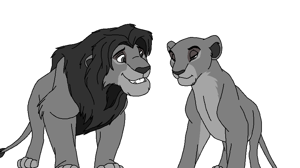 Lion couple base