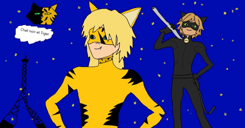 Chat noir et Tigra
