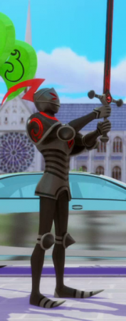 Detail Le Chevalier Noir