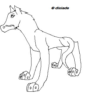 Dragon Lineart