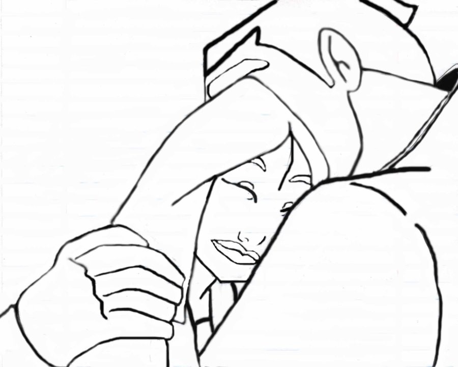 Free Mulan and Shang Lineart