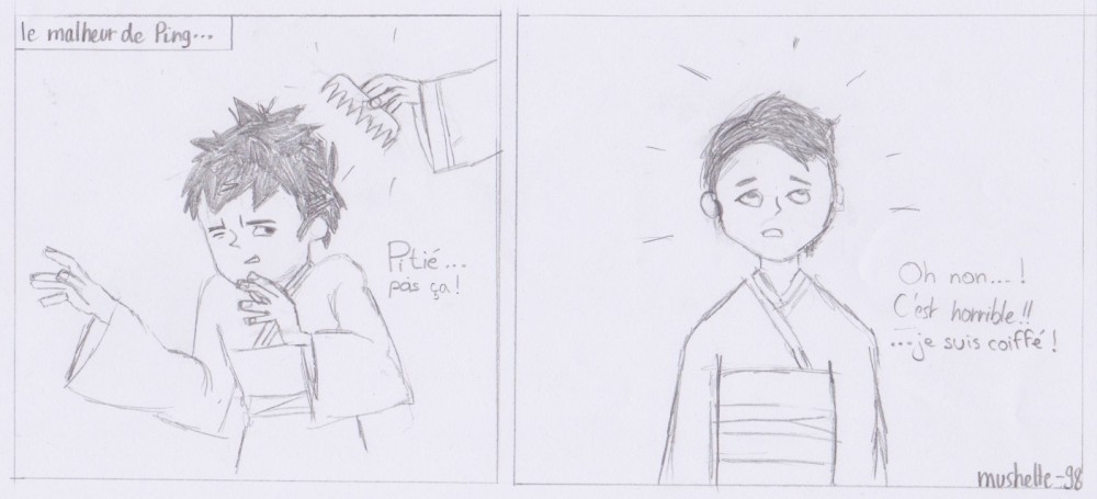 BD : Ping et ses cheveux !