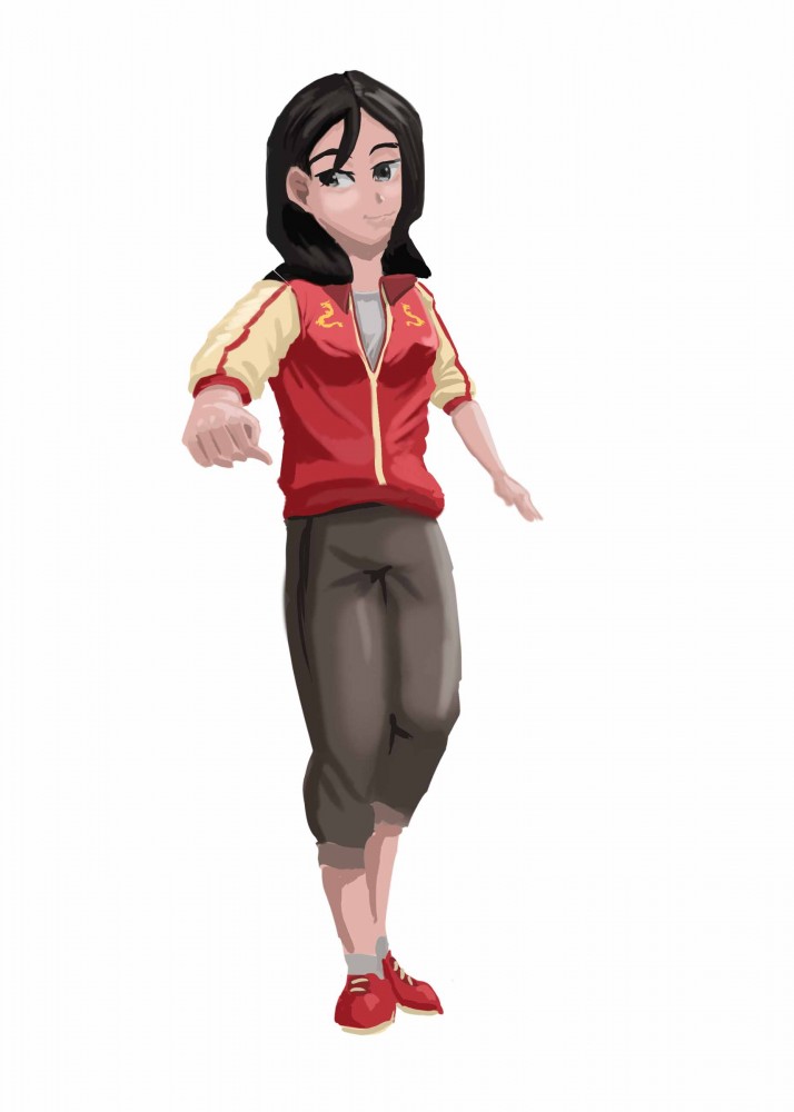 Graffiti: Mulan (vêtement Wreck-It Ralph 2)