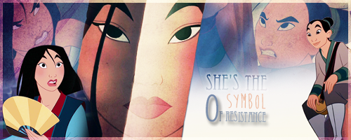 She's a symbol of resistance ( signature )