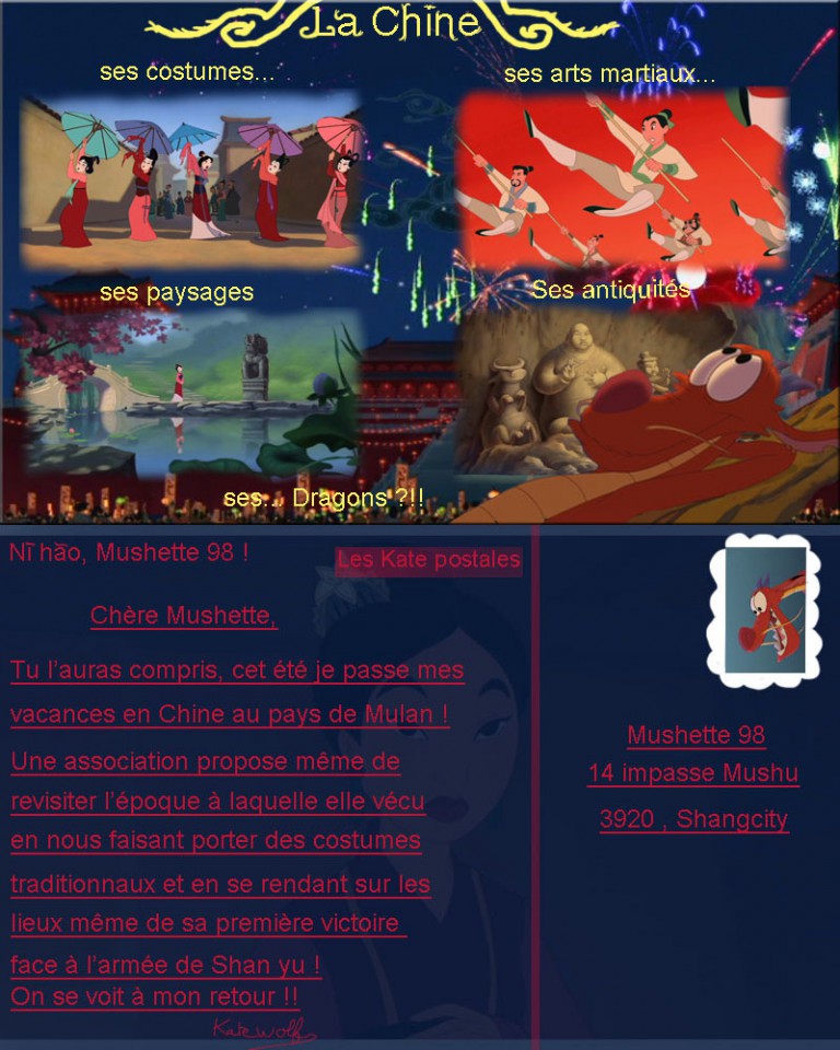 Me voilà en Chine!