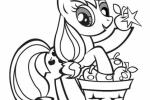 Lignes de coloriage My Little Pony - les amies c'est magique