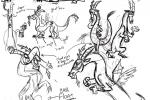 Concept et recherche des personnages de la série