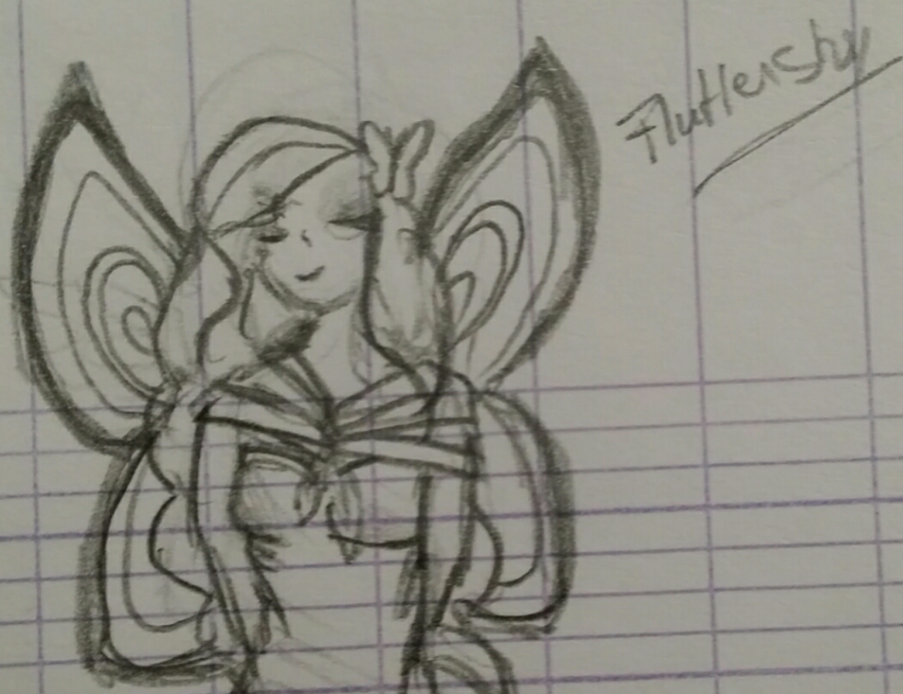 Flutters noir/blanc 