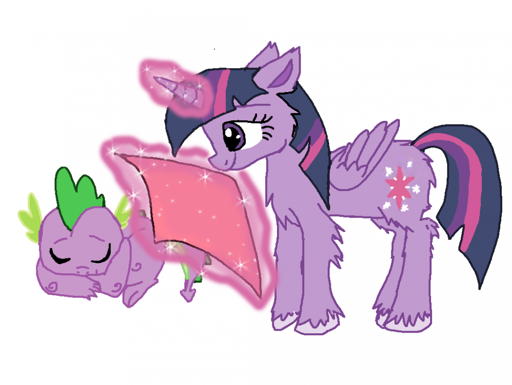 twily and spike ^^