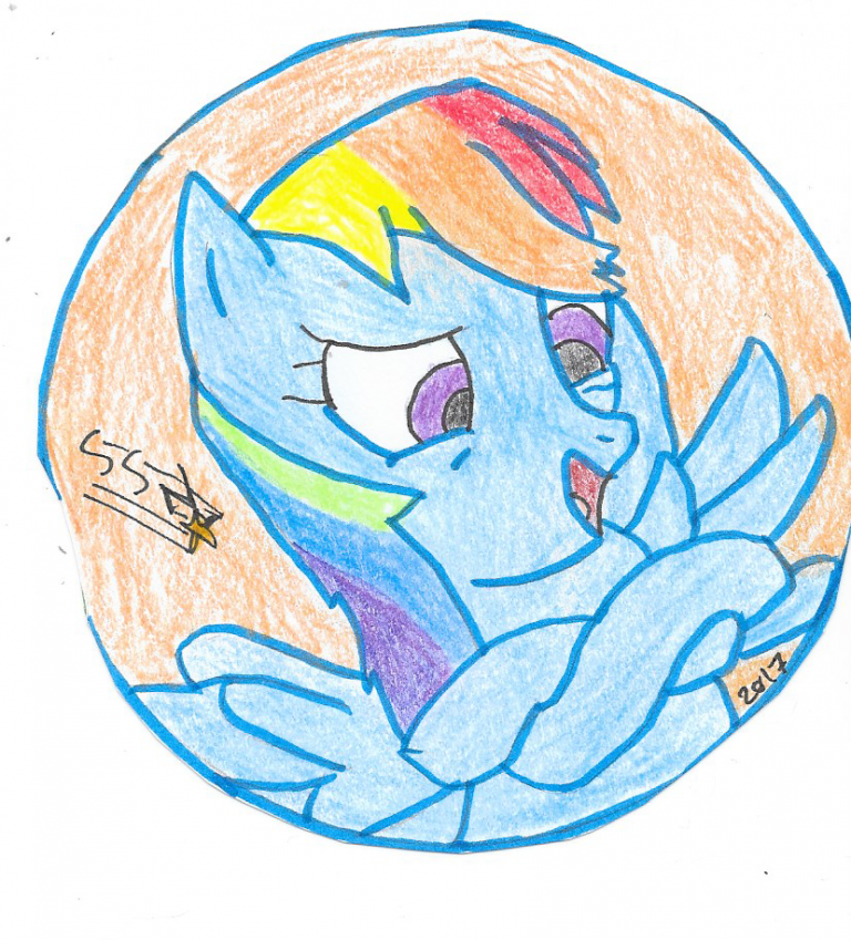 Badge Rainbow Dash pour SSN
