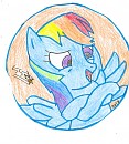 Badge Rainbow Dash pour SSN