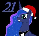 Princesse Luna pour le Calendrier de l'Avent