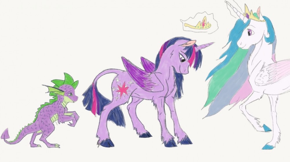 Le couronnement de Twilight (Semi-Réaliste)