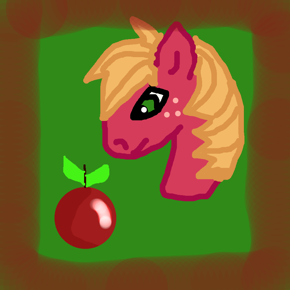 Big Mac with an apple