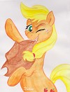 Applejack Portrait Colo