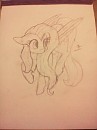 Un brouillon de Fluttershy