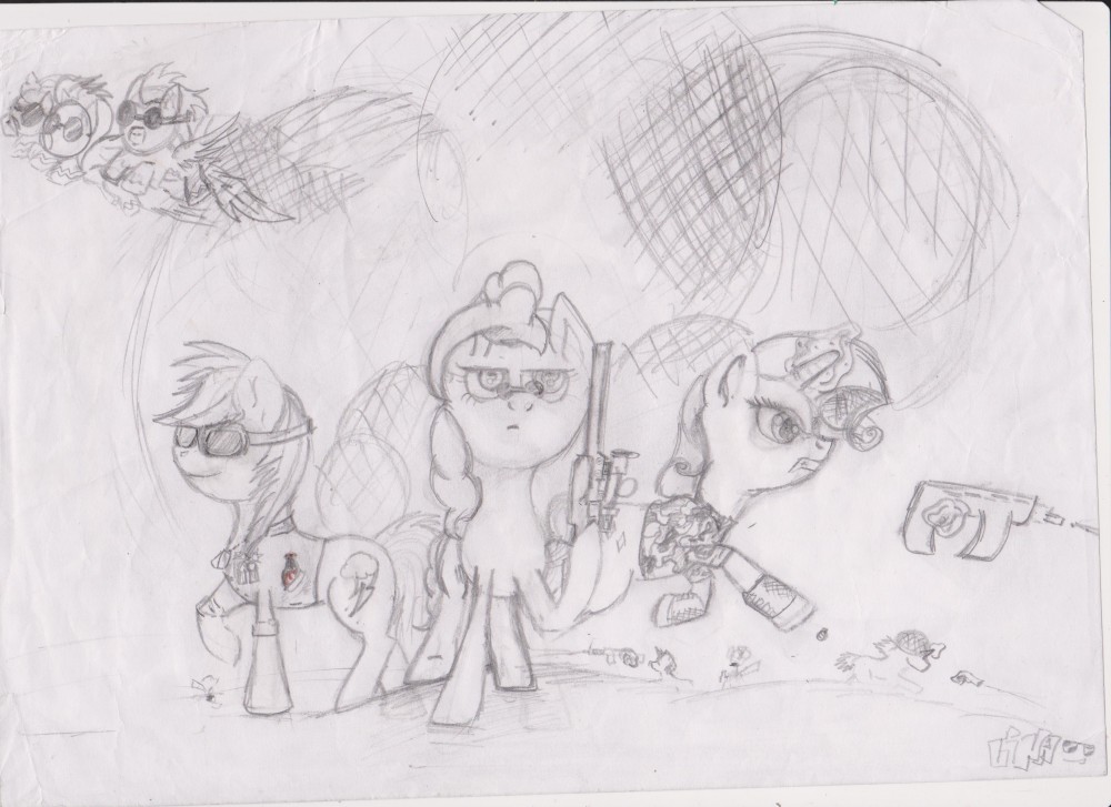 Quelque part dans une guerre à Equestria ~