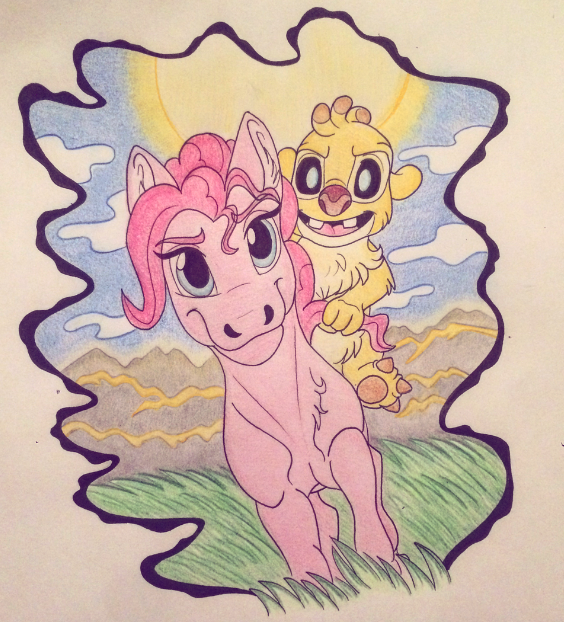 Pinkie la ponette d'AS et Petit-Alien ?