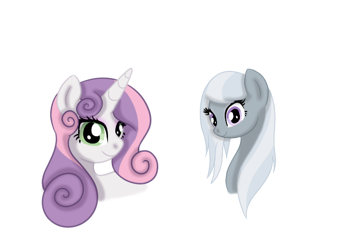 Adult Sweetie Belle & Silver Spoon