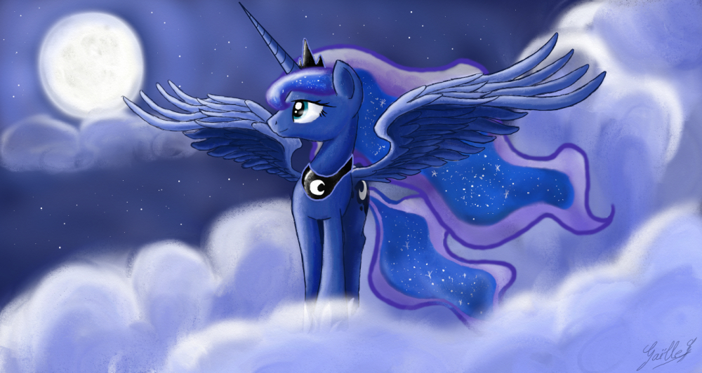 Princess Luna: walk with the moon