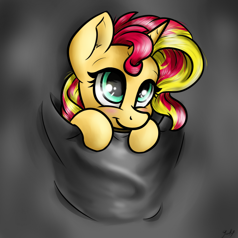 Sunset in a pocket